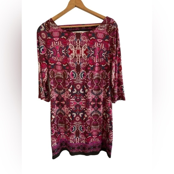 Laundry by Shelli Segal Long Sleeve Dress Size Medium - Picture 1 of 5